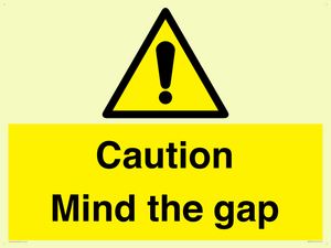 Caution Mind the gap